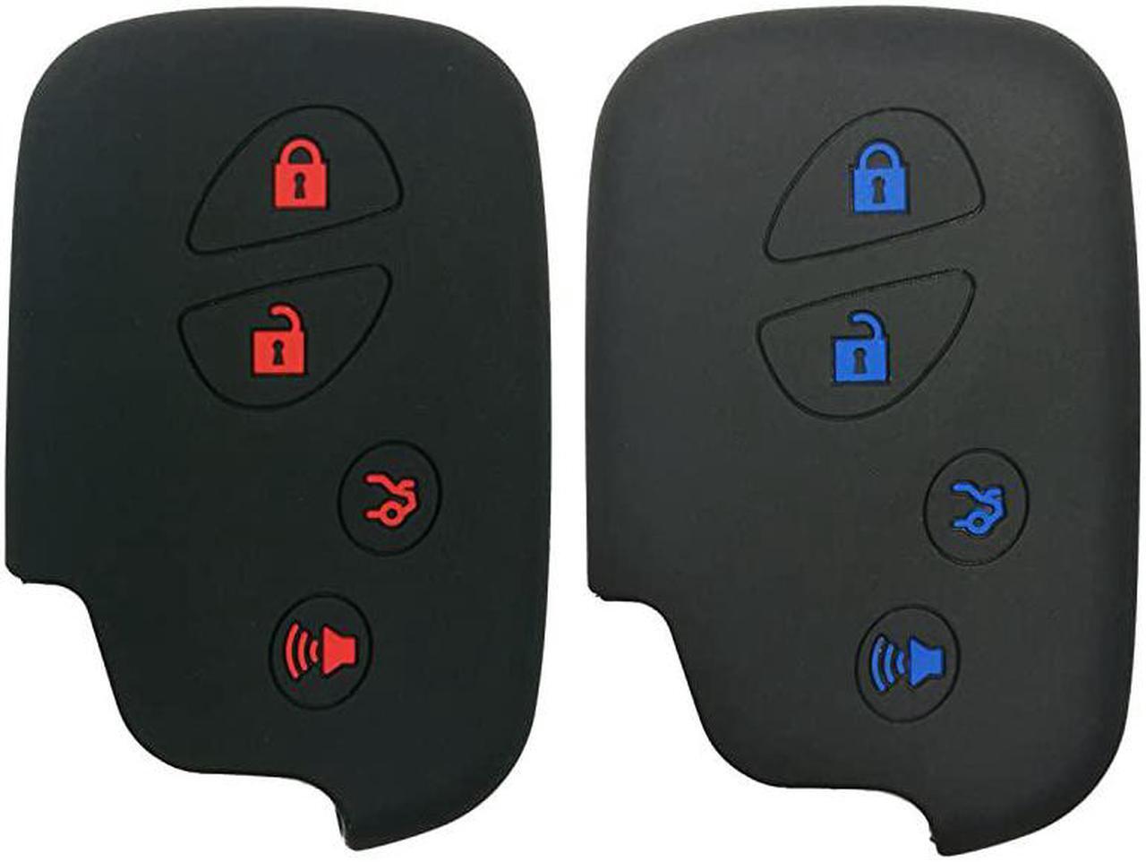 Main image of 4buttons Smart Key Fob Cover Case Keyless Entry Protector for Lexus RX350 ES350 IS250 GX460 LX570 IS350 GS430 GS300 GS450h isC isF HYQ14AEM HYQ14ACX