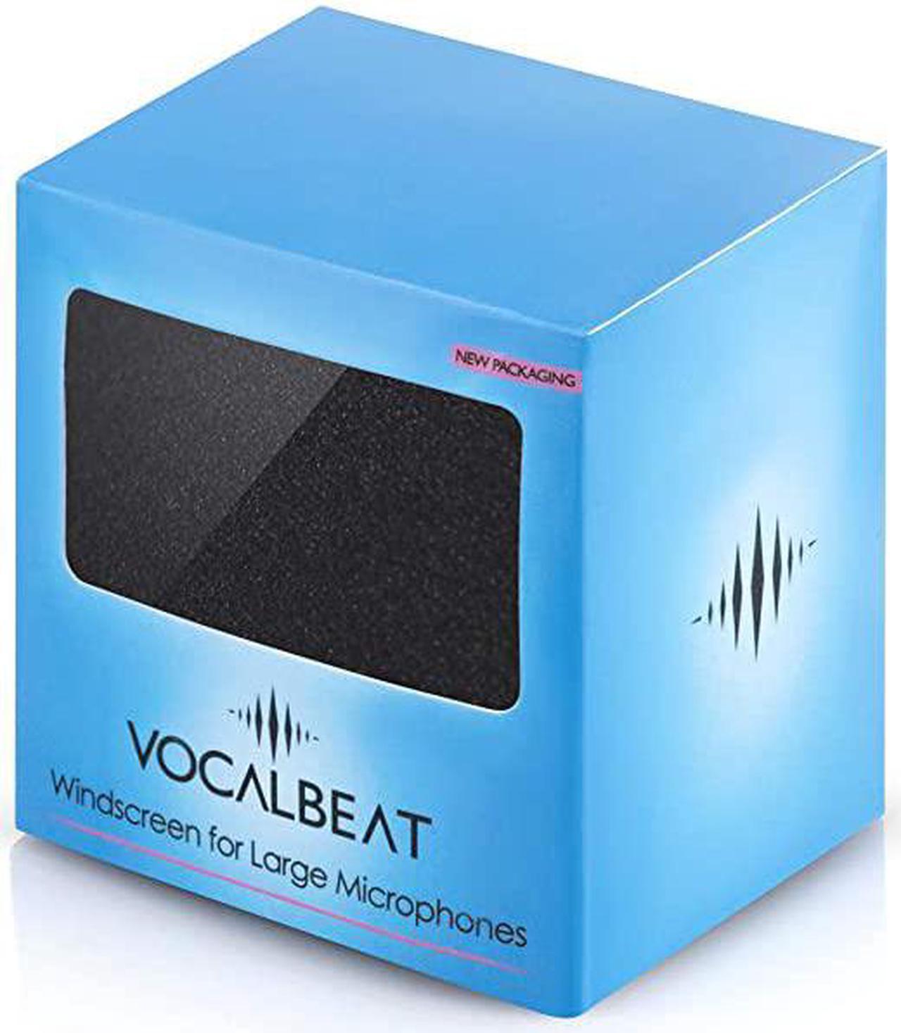 Alt view image 7 of 7 - Windscreen for Blue Yeti Microphone - Pop Filter made from Quality Sponge Material that Filters Unwanted Recording and Background Noises - Black Color