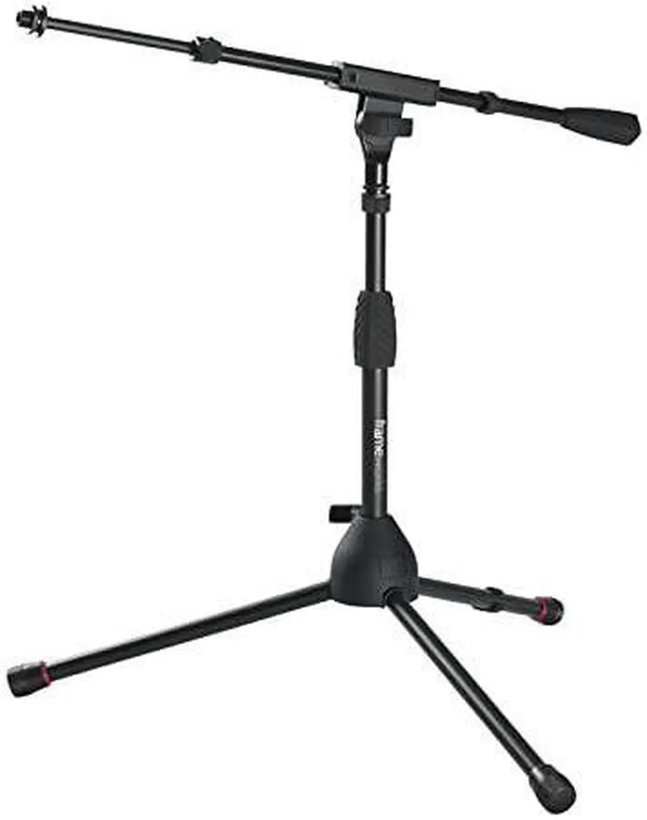Main image of Short Tripod Base Microphone Stand with Soft Grip Twist Clutch Boom Arm and Both 38 and 58 Adapters GFWMIC2621