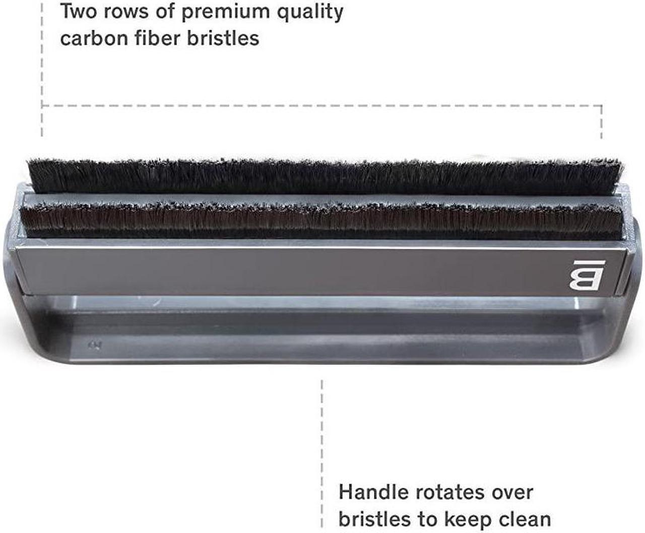 Alt view image 3 of 5 - Record Cleaner Brush Vinyl Cleaning Carbon Fiber AntiStatic Record Brush