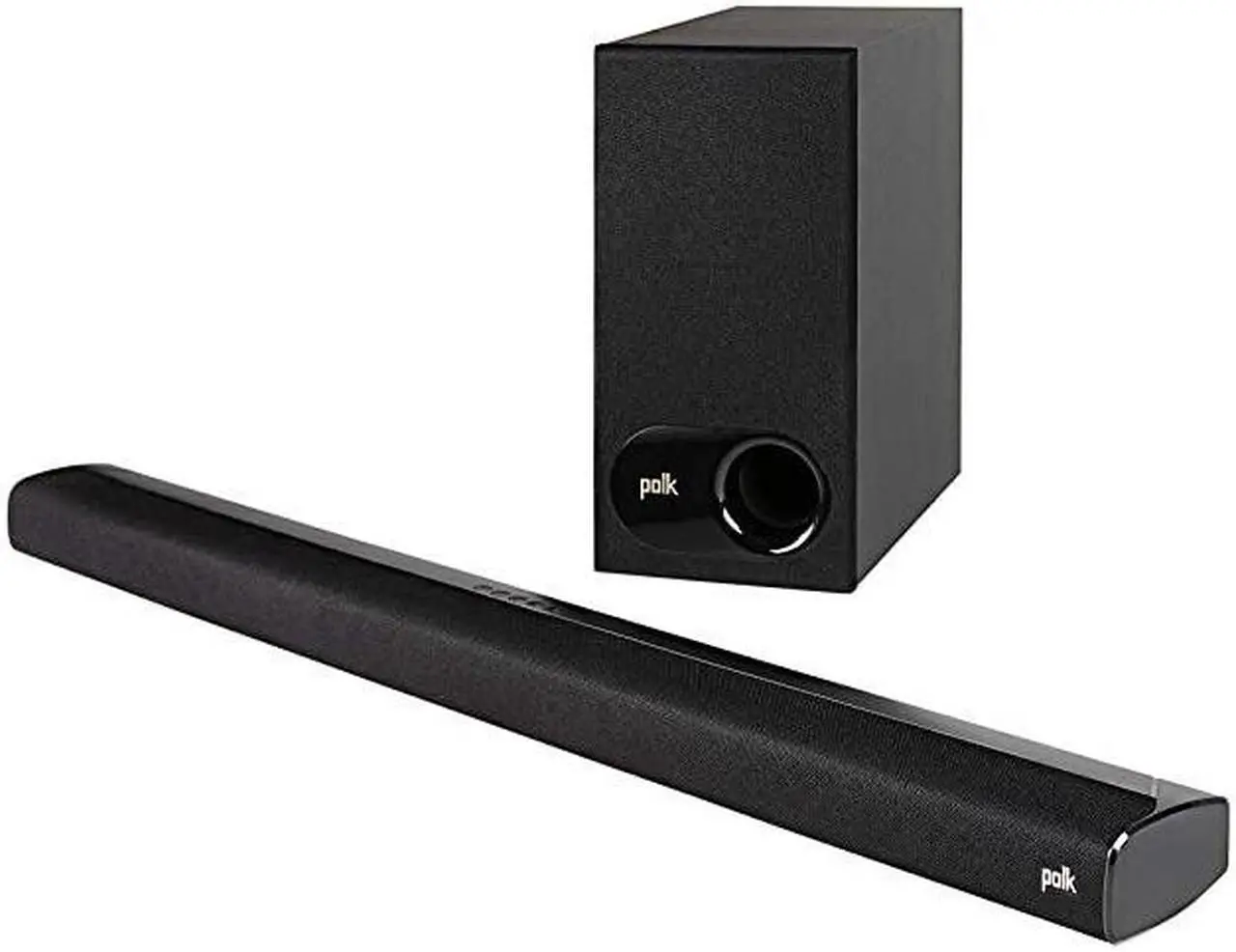 Main image of Signa S2 UltraSlim TV Sound Bar | Works with 4K HD TVs | Wireless Subwoofer | Includes HDMI Optical Cables | Bluetooth Enabled Black