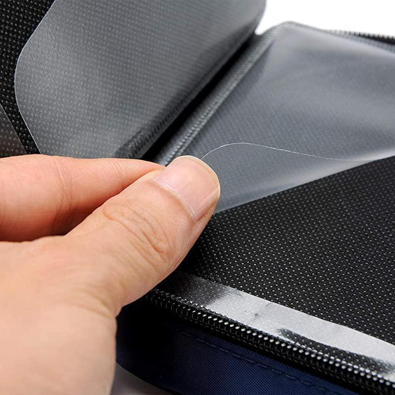Alt view image 6 of 7 - 40 Capacity CD/DVD Case Holder Portable Disc Wallet Storage Binder Nylon Cd Bag(Red) Specials