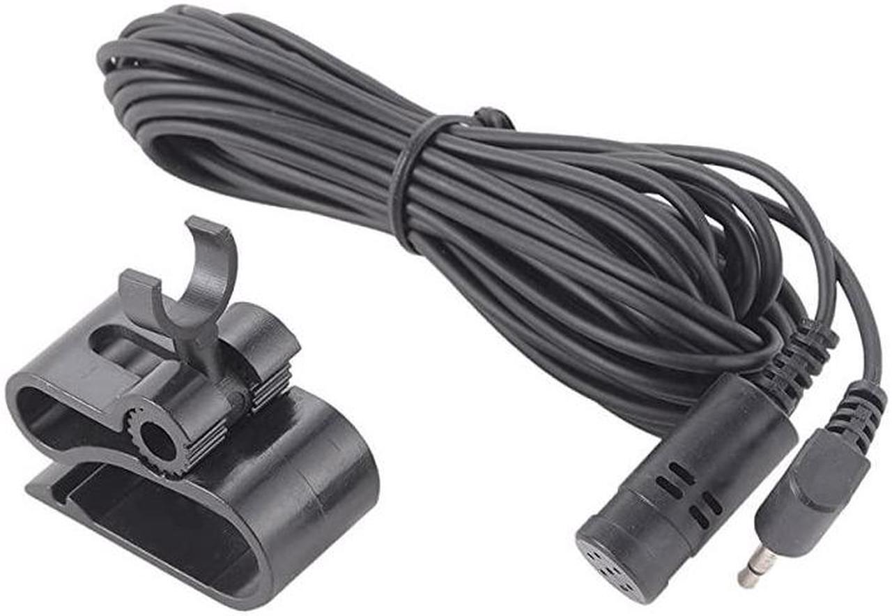 Alt view image 2 of 7 - Universal for Pioneer Replacement Bluetooth Microphone Mic 25mm Jack Long Cable Assembly for All Pioneer Bluetooth Enabled Car Stereo CD DVD Player Radio Navigation BT with Clip Mount By