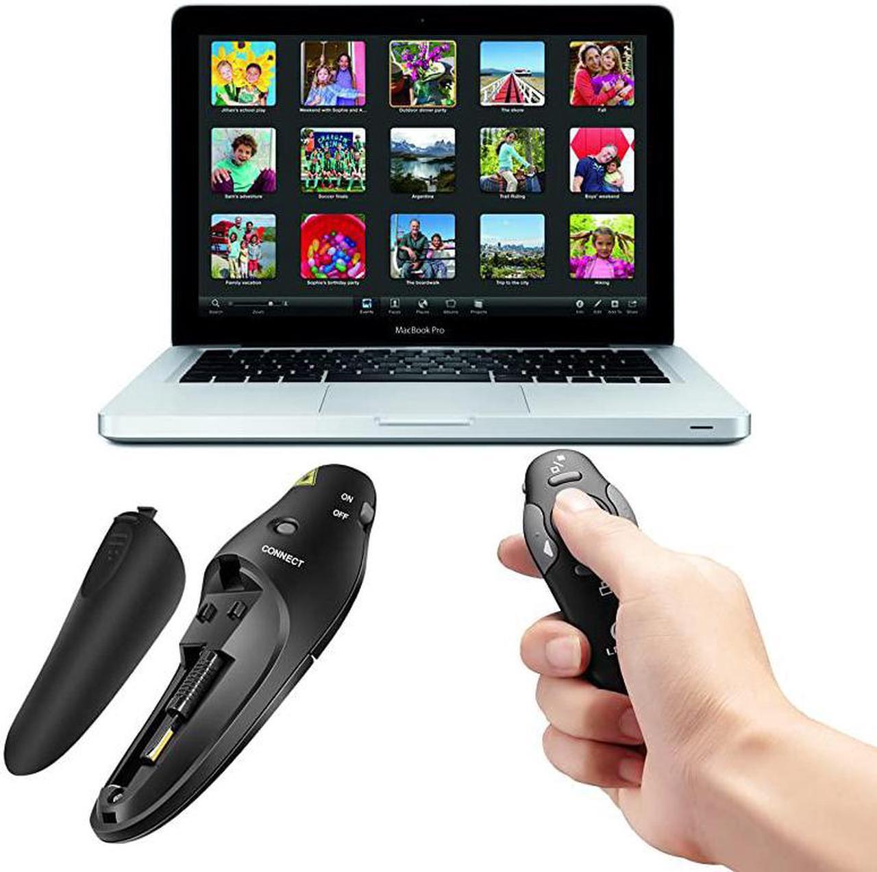 Alt view image 5 of 6 - Wireless Presenter PPT Controller Presentation Remote Control Laser Pointer USB Mouse Clicker Flip Pen