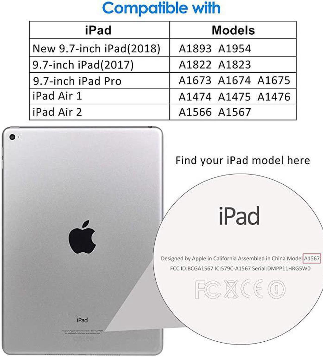 Alt view image 2 of 6 - Screen Protector for iPad 97Inch 20182017 Model 6th5th Generation iPad Air 1 iPad Air 2 iPad Pro 97Inch Tempered Glass Film 2Pack