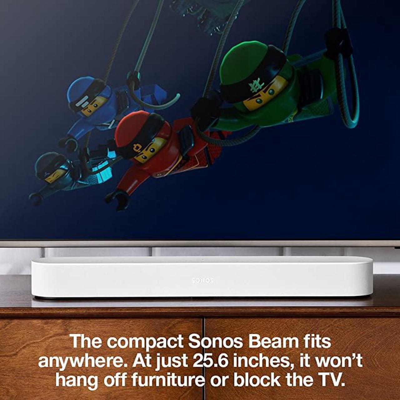 Alt view image 3 of 6 - Beam - Smart TV Sound Bar with  Alexa Built-in - White