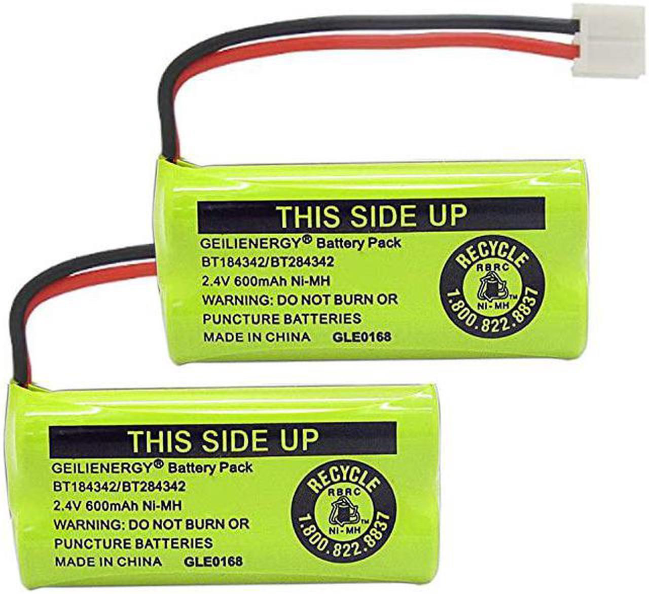 Main image of 24V Rechargeable Batteries Compatible with ATTLucent BT18433 BT184342 BT18433 BT184342 BT28433 BT284342 BT1011 BT6010 BT8000 BT8001 BT8300 Empire CPH515D CPH515DPack of 2