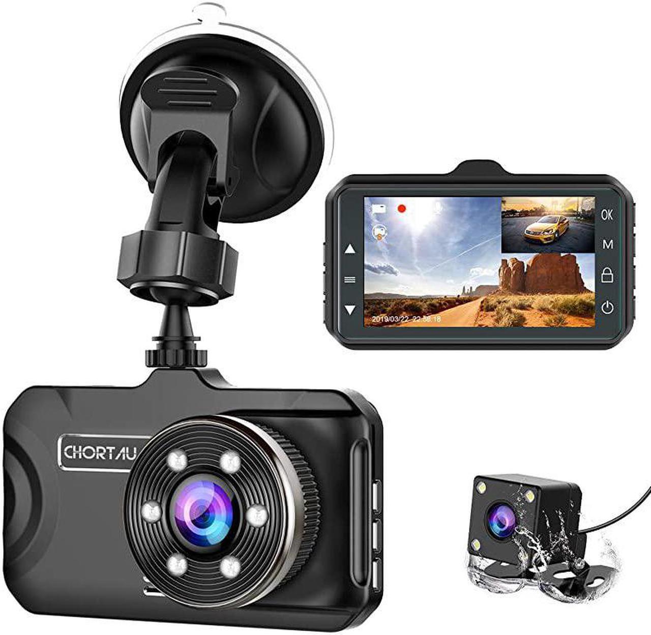 Main image of Dash Cam Front and Rear  Dual Dash Cam 3 inch Dashboard Camera Full HD 170° Wide Angle Backup Camera with Night Vision WDR GSensor Parking Monitor Loop Recording Motion Detection