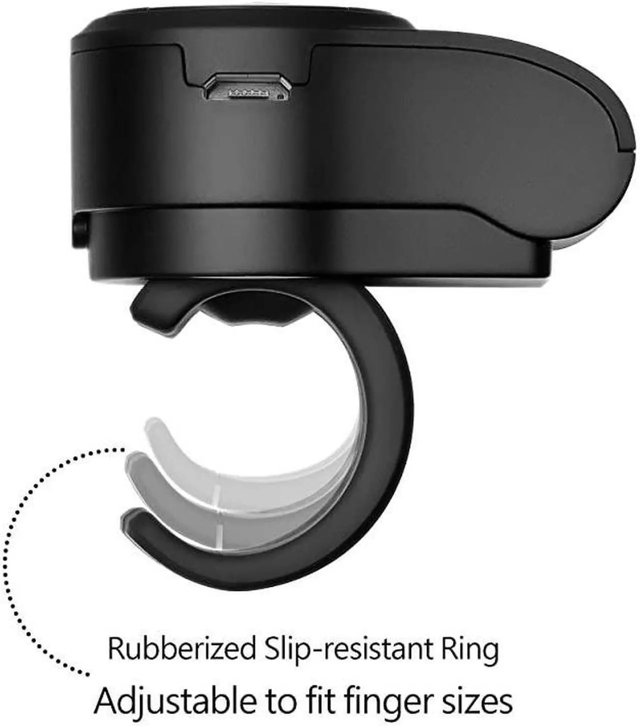Alt view image 3 of 7 - Wireless Presenter RF 24GHz Presentation Laser Pointer Finger Ring Remote PowerPoint PPT Slides Clicker Pen Rechargeable
