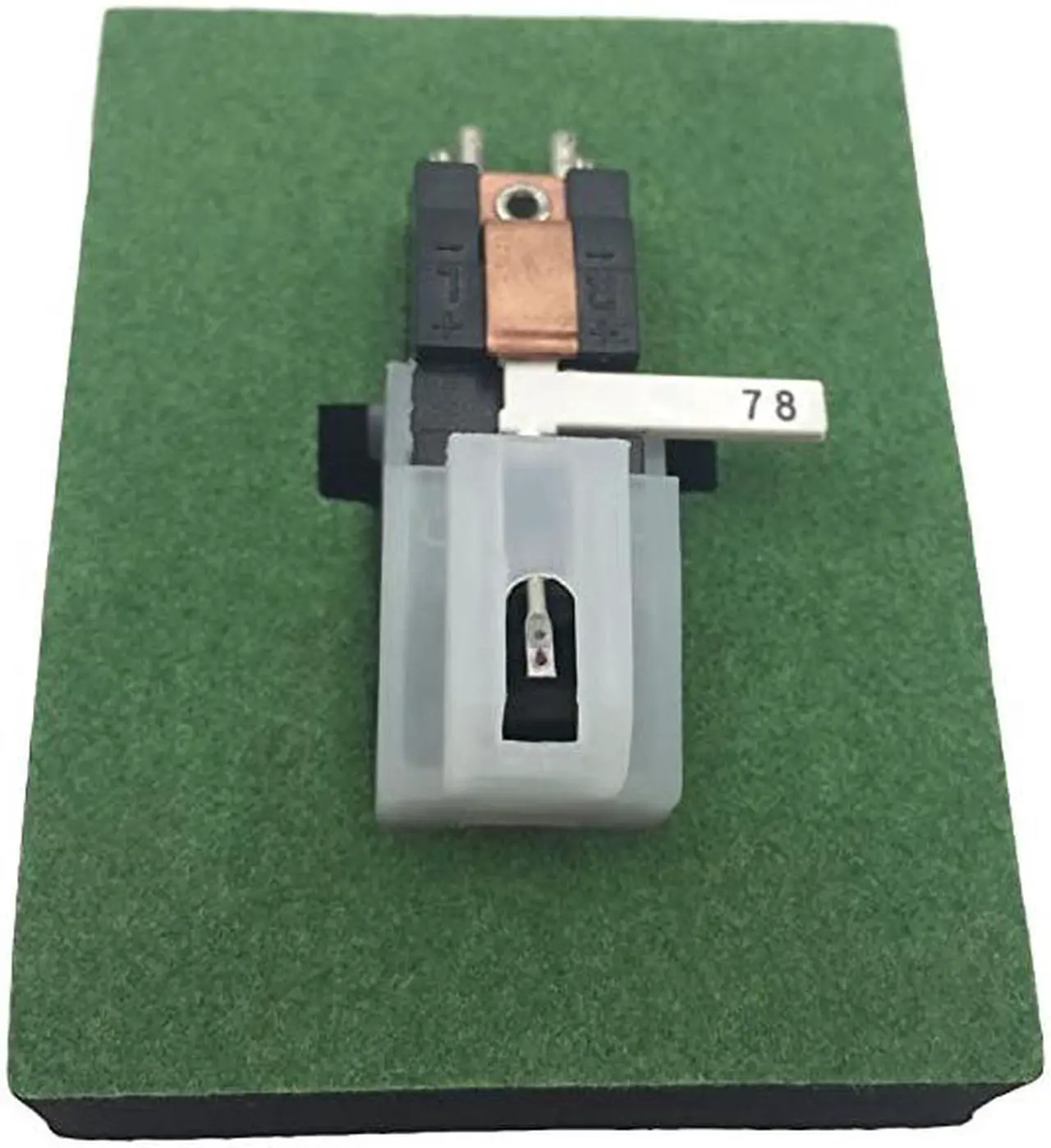 Alt view image 6 of 7 - Turntable Cartridge Replacement BP2ATC with Two Side Red and Blue Diamond Tip for Vinyl LP78 RPM Record Player