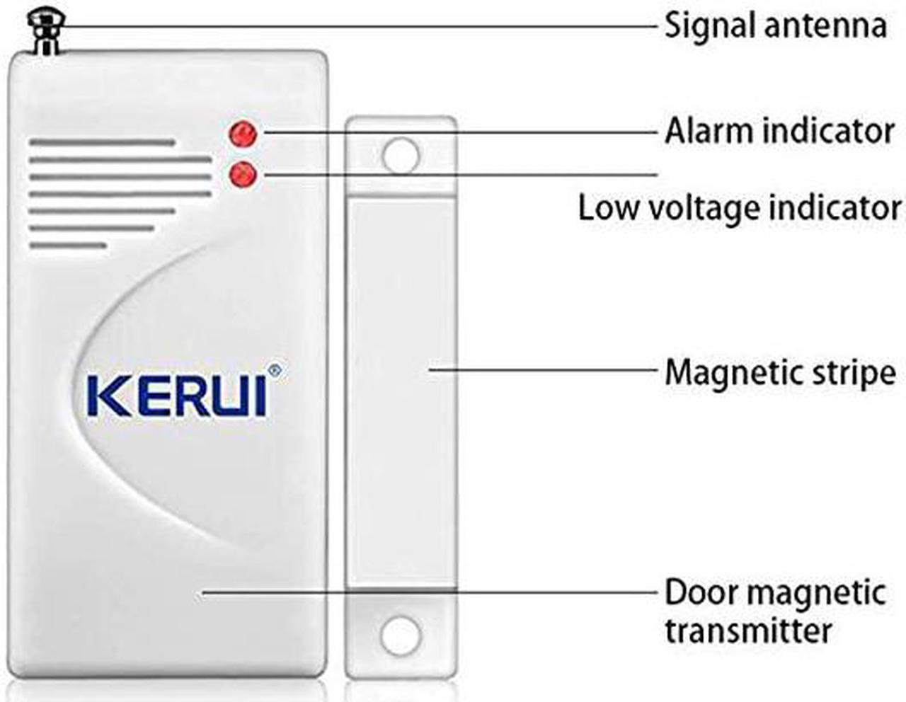 Alt view image 6 of 7 - Upgraded Home Security System Indoor Outdoor WeatherProof Siren Window Door Sensors Motion Sensor Alarm with Remote Control more DIY Wireless House Hotel Garage Shop Burglar Door Alarm System