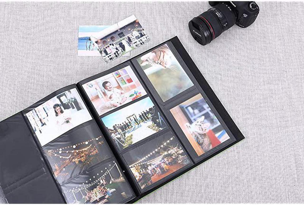 Alt view image 5 of 7 - Photo Album 4x6 1000 Pockets Photos Extra Large Capacity Family Wedding Picture Albums Holds 1000 Horizontal and Vertical Photos White