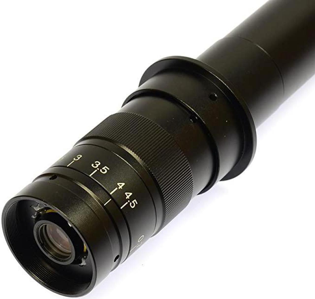 Alt view image 4 of 7 - Boom Stereo Microscope Camera Table Stand Holder 50mm Ring +180X Zoon CMount Lens 180X Zoon Lens