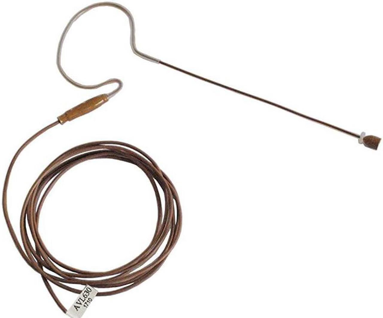 Main image of AVL630CCSH4 Cocoa Color Earhook Mini Headset Microphone for Shure