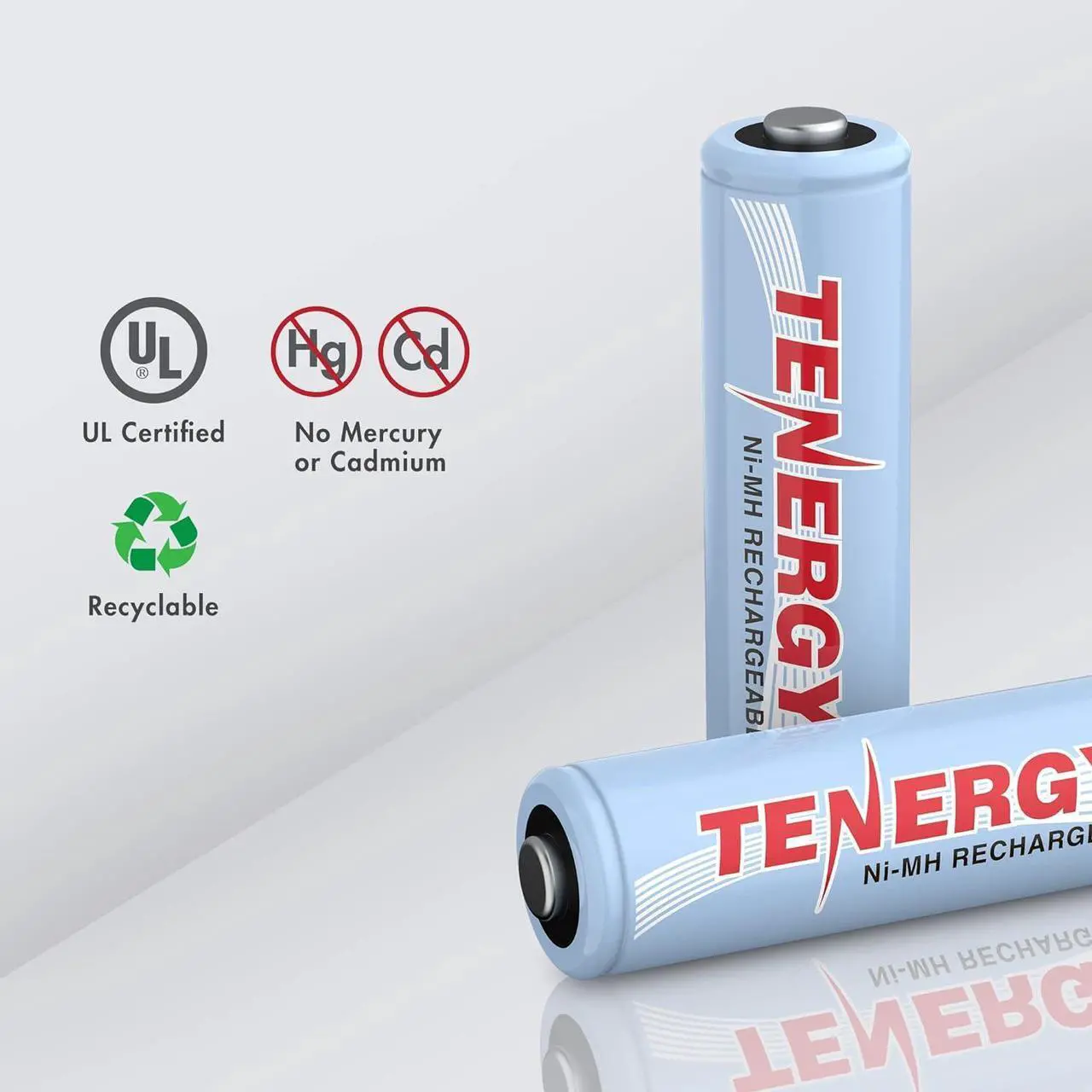Alt view image 7 of 7 - AA Rechargeable Battery, High Capacity 2500mAh NiMH AA Battery, 1.2V Double A Batteries, 60 Pack