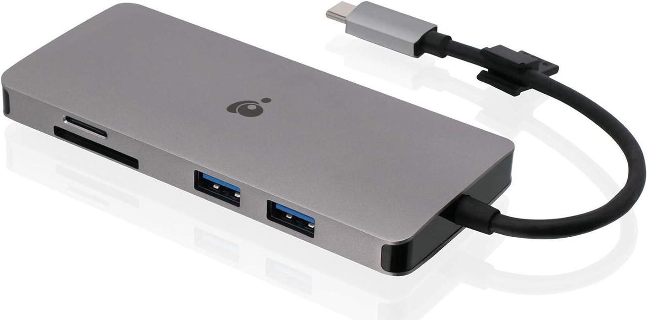 IOGEAR Travel Pro USB-C Dual HD Dock with Power Delivery 3.0 - GUD3C09