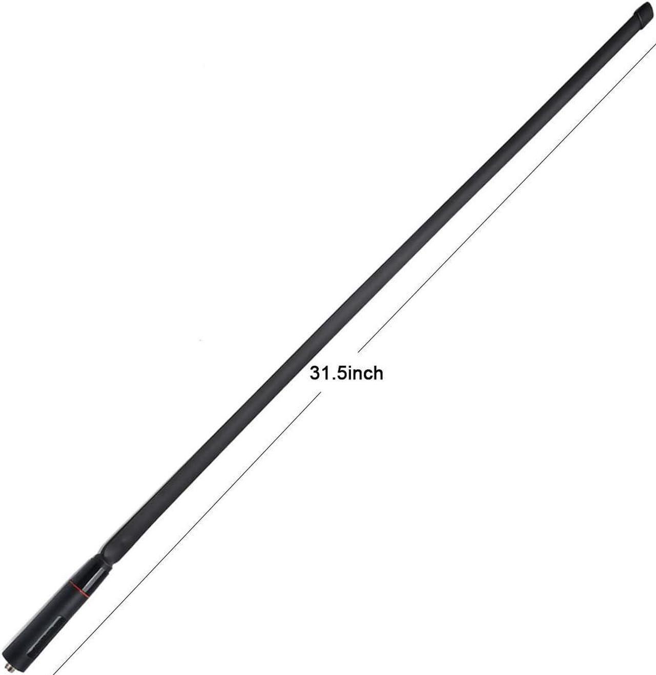 Alt view image 3 of 6 - HYS Foldable CS Tactical Antenna SMA Female Dual Band VHF UHF 144/430Mhz 31.5-Inch Antenna for Baofeng UV-5R, UV-82, BF-F8HP, UV-5R V2+ Plus, BF-F9 V2+ 2 Way Radio
