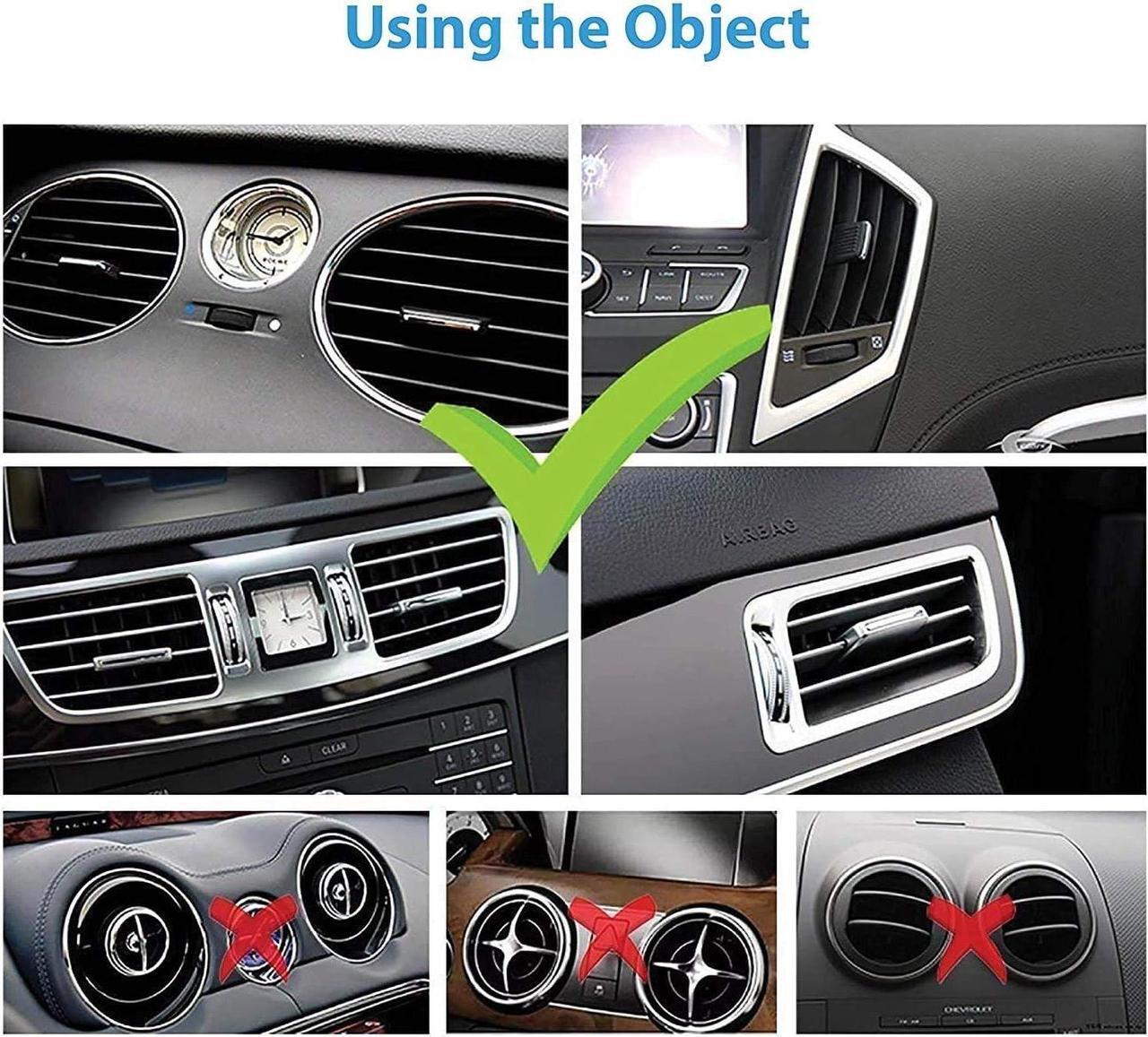 Alt view image 6 of 7 - Car Phone Holder Mount Phone Car Air Vent Mount Holder Cradle Compatible for iPhone 12 11 Pro Max XS XS XR X 8+ 7+ SE 6s 6+ 5s 4  Galaxy S4-S10 LG Nexus Nokia