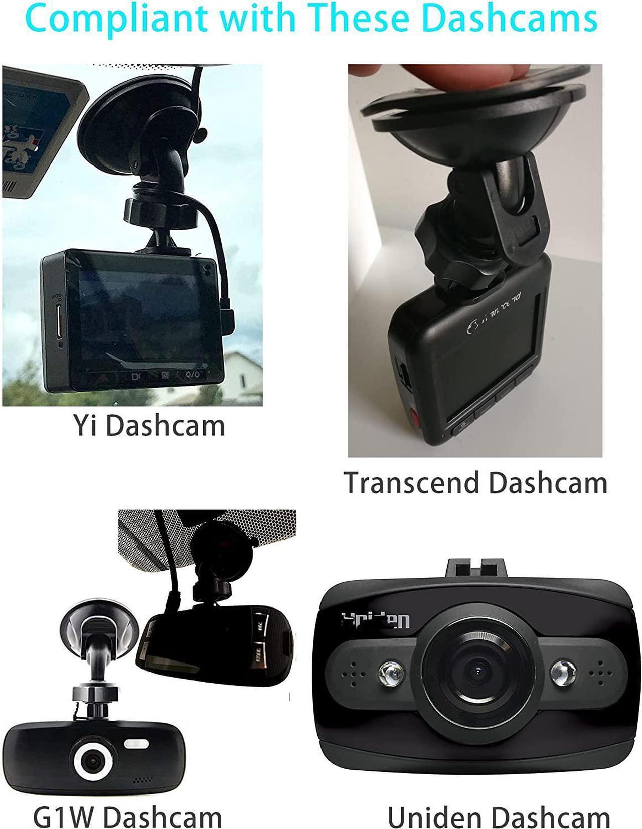 Alt view image 2 of 7 - Suction Cup Mount for Yi Dash Cam 2.7', Uniden Dashcam, Black Box G1w Dash Camera etc, Hold Tightly Removeable Easy to Install and Stand Heat, 2 Pcs