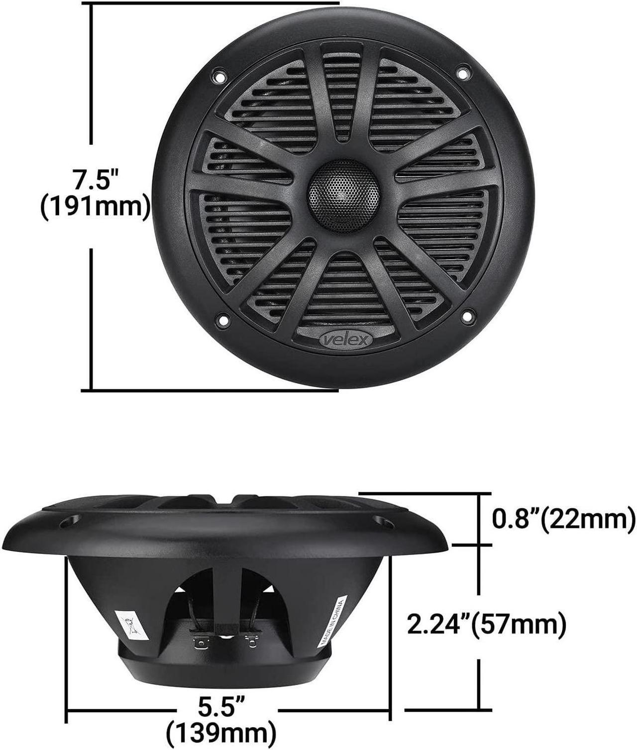 Alt view image 3 of 4 - Marine Bluetooth Amplifier Speaker Package