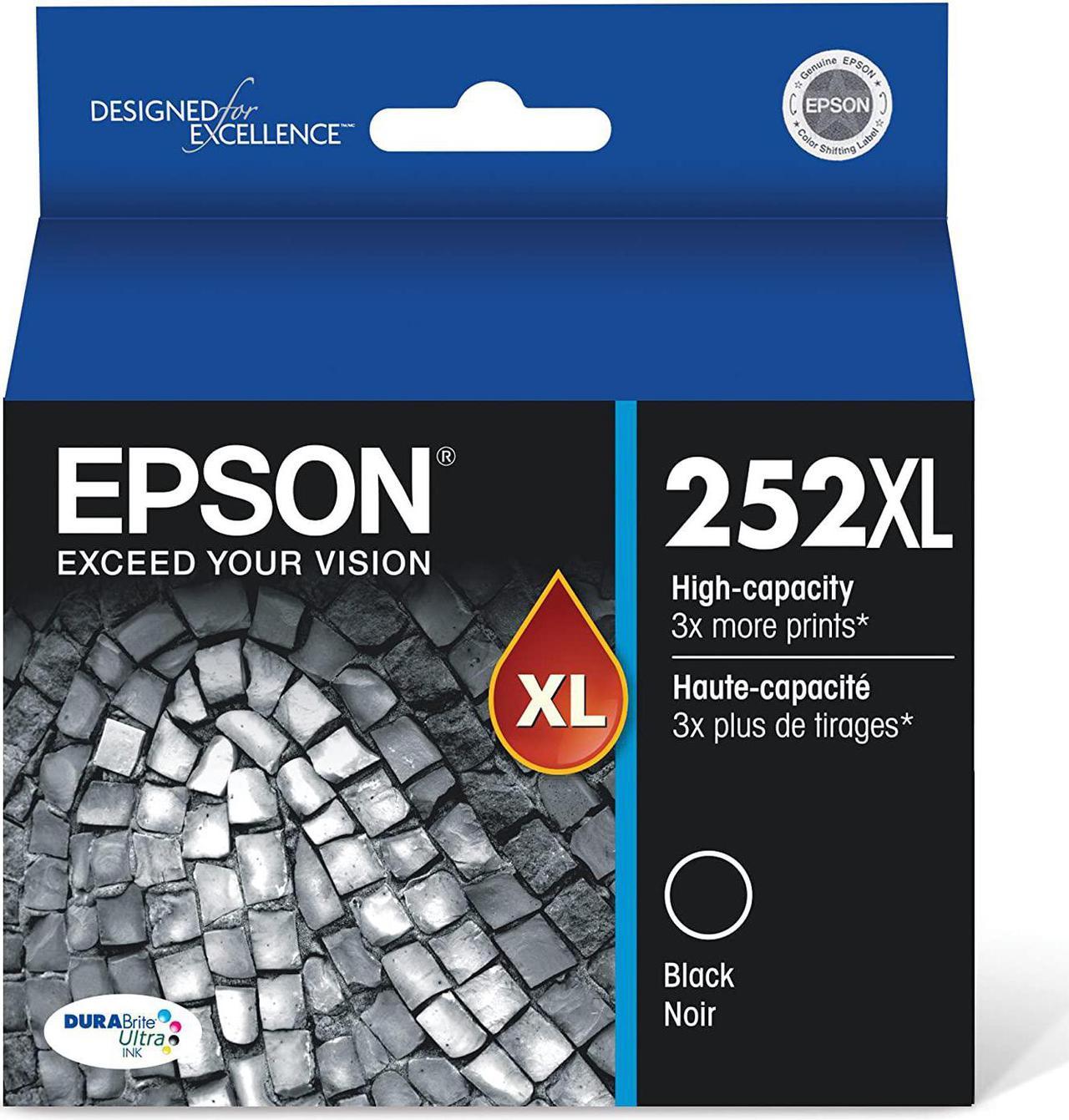 Epson T252XL120 DURABrite Ultra Black High Capacity Cartridge Ink