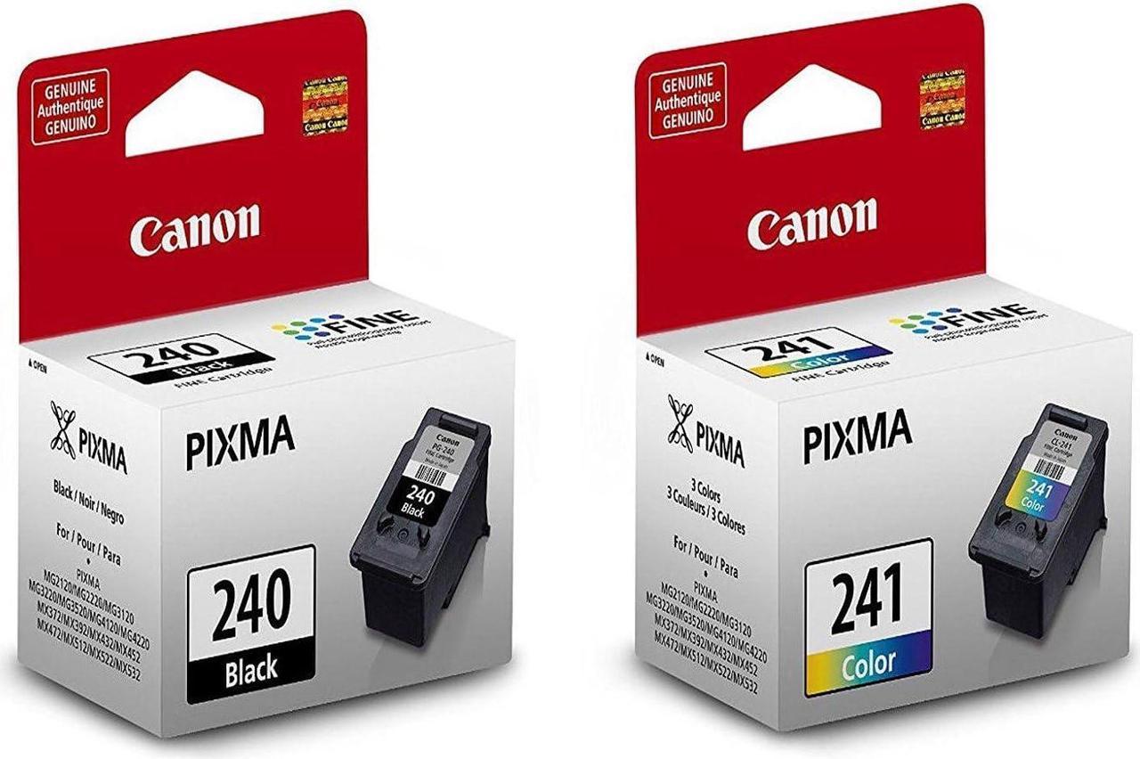 Canon Pixma PG-240 Black & CL-241 Color Ink Cartridges