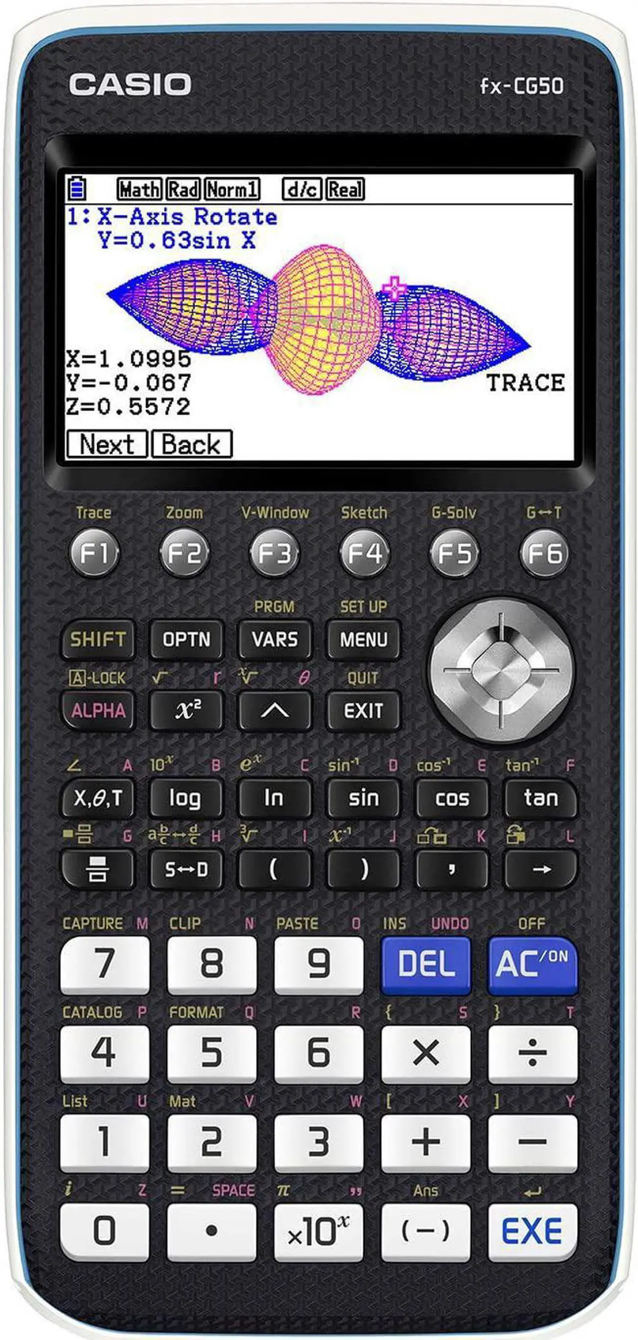 Alt view image 13 of 20 - Casio FX-CG50 Prizm Graph Calculator Black