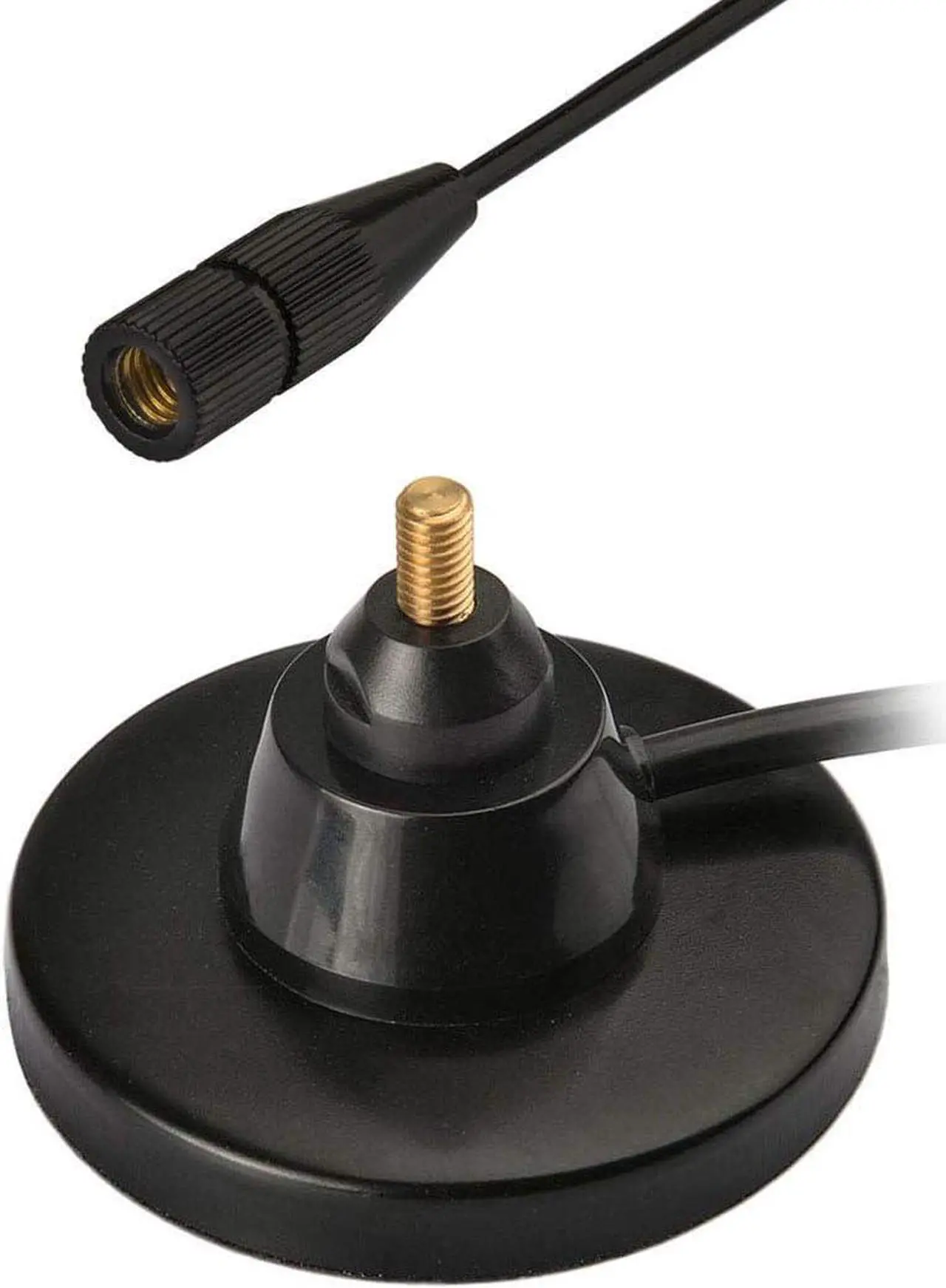 Alt view image 7 of 7 - Bingfu HF VHF UHF Ham Radio Amateur Radio Mobile Radio Scanner Antenna Police Scanner Antenna Magnetic Base BNC Male Antenna Compatible with Uniden Bearcat Whistler Radio Shack Police Radio Scanner