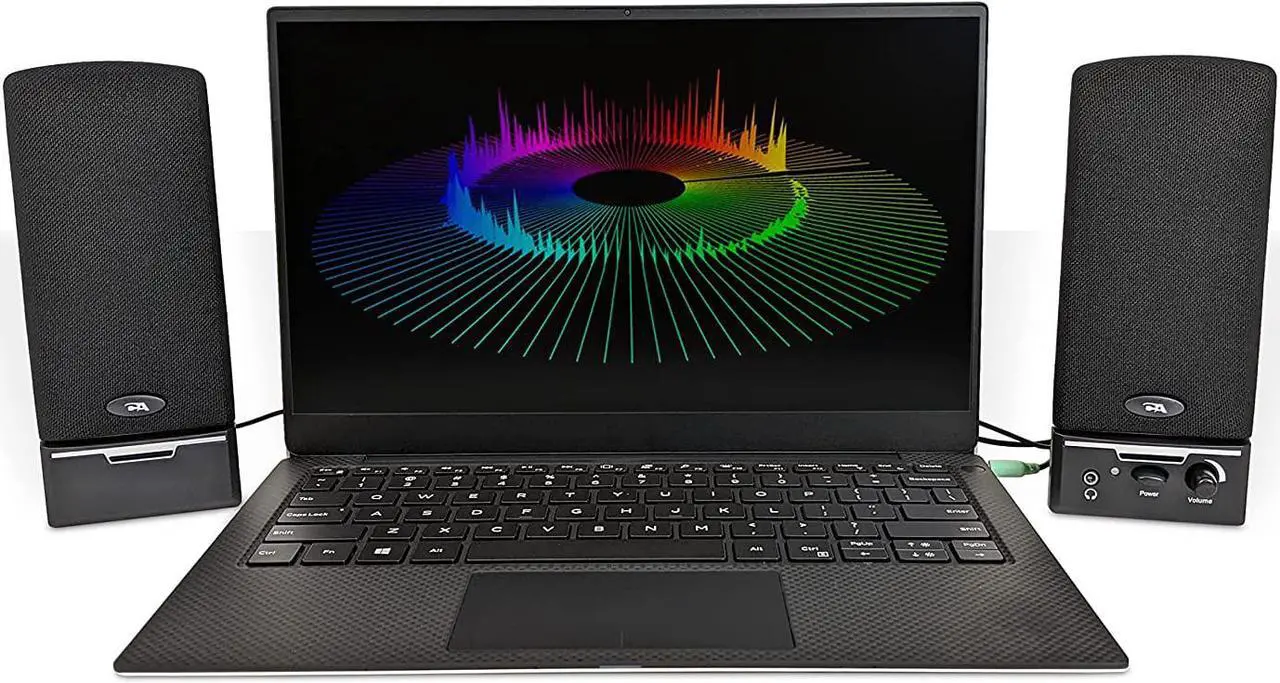 Alt view image 7 of 7 - Cyber Acoustics CA-2014 multimedia desktop computer speakers