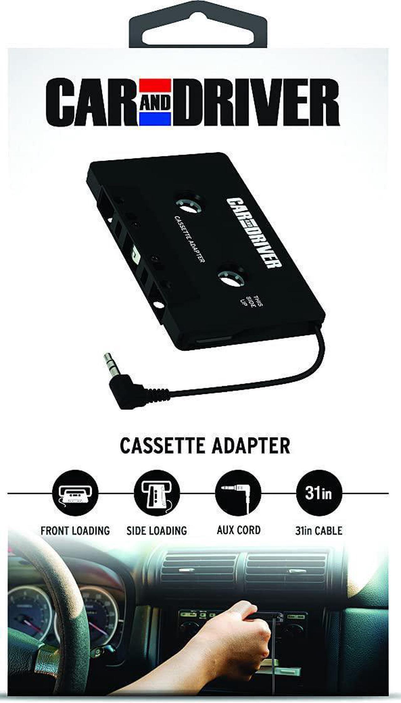 Alt view image 4 of 7 - Cassette Adapter for Car Wired 3.5MM Universal AUX Plug for Smartphones MP3 Players 31 Cable Cassette Aux Adapter for Car Cassette Deck Aux Cord Black