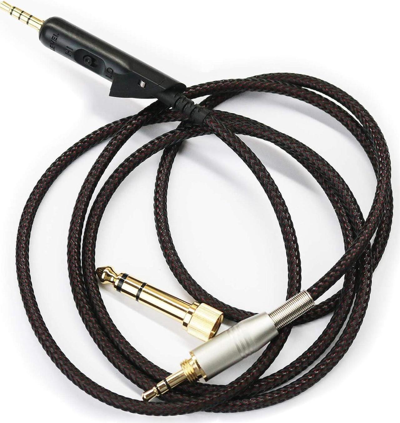 Alt view image 5 of 7 - Replacement Audio Upgrade Cable Compatible with Bose QuietComfort 15 QC15 Headphones 1.2meters/4feet