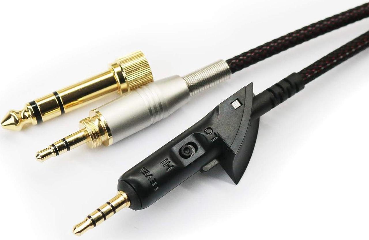 Alt view image 2 of 7 - Replacement Audio Upgrade Cable Compatible with Bose QuietComfort 15 QC15 Headphones 1.2meters/4feet
