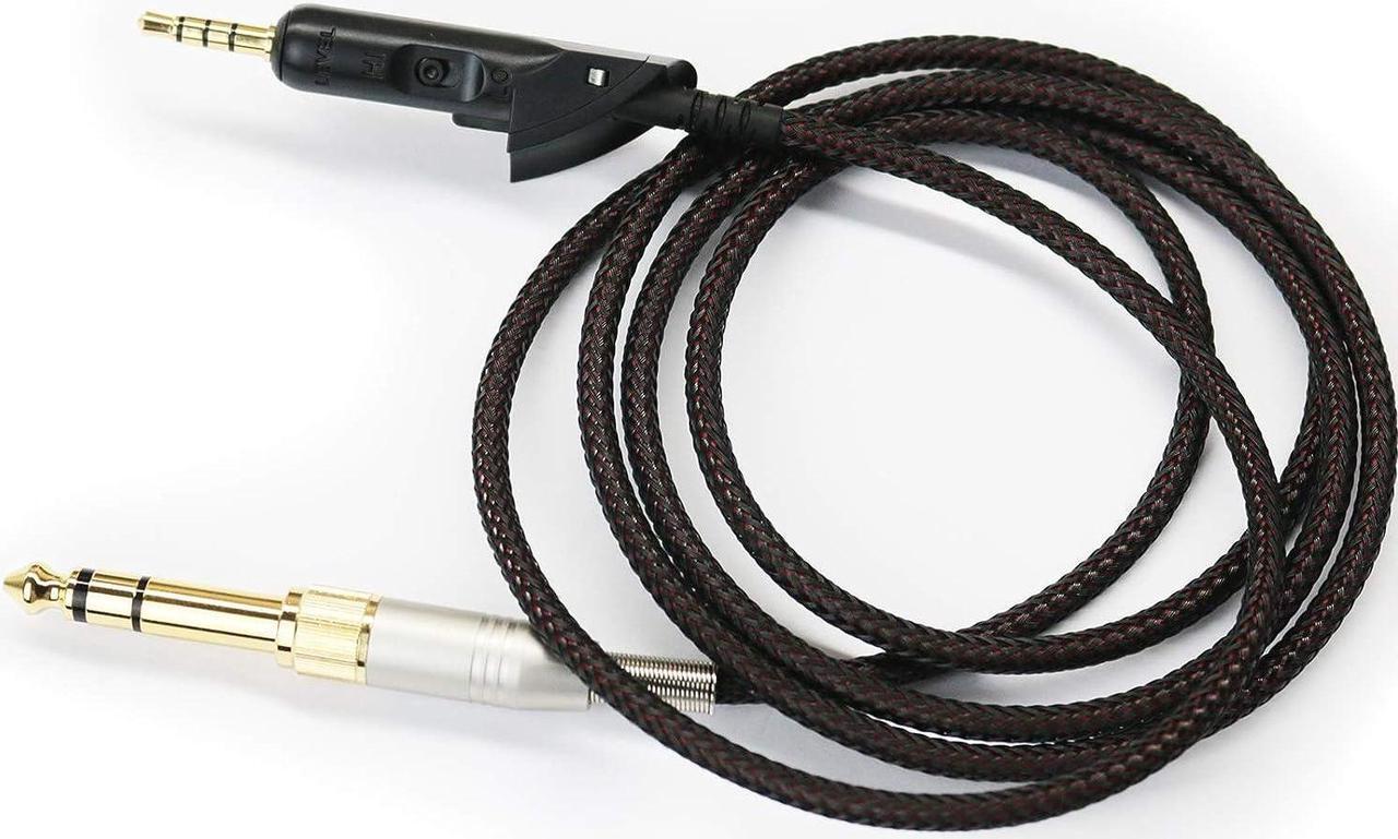 Alt view image 4 of 7 - Replacement Audio Upgrade Cable Compatible with Bose QuietComfort 15 QC15 Headphones 1.2meters/4feet