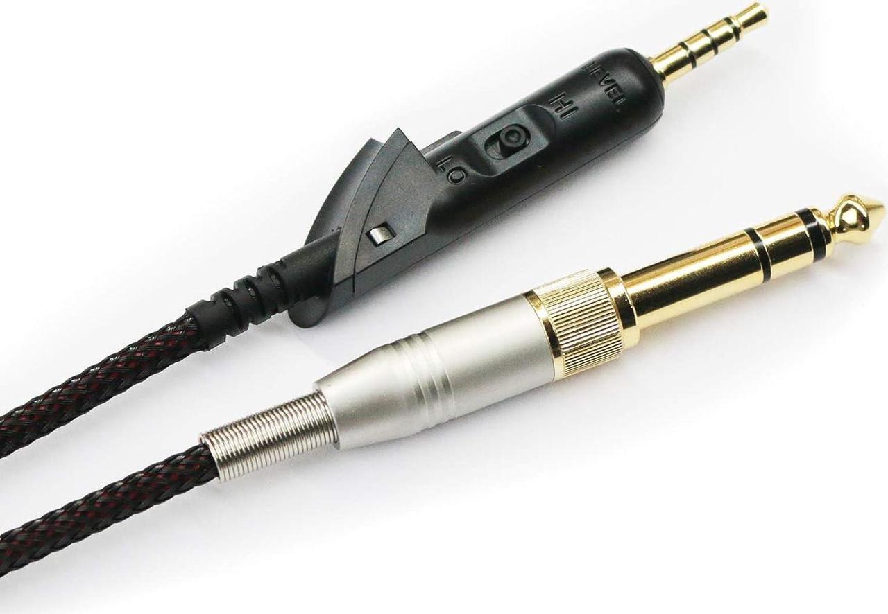 Alt view image 3 of 7 - Replacement Audio Upgrade Cable Compatible with Bose QuietComfort 15 QC15 Headphones 1.2meters/4feet