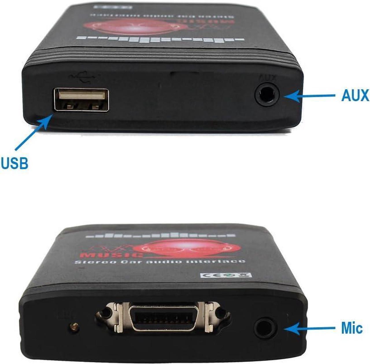 Alt view image 3 of 7 - Bluetooth Car Kit, 3 in 1 Car Audio Input Adapter with AUX USB Bluetooth for Honda Accord Civic CRV Odyssey Fit Pilot Element Ridgeline Acura MDX TSX CSX