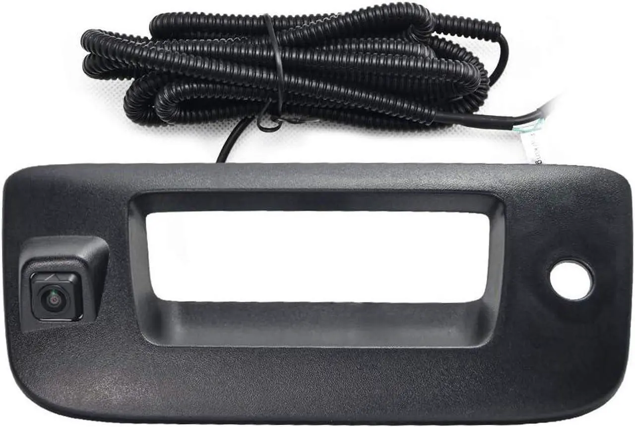 Main image of Chevy Silverado and GMC Sierra Rear View Camera Backup Tailgate Handle Camera for Chevy Silverado and GMC Sierra Years 2007-2013,Tailgate Door Handle Replacement Camera(Color: Black)