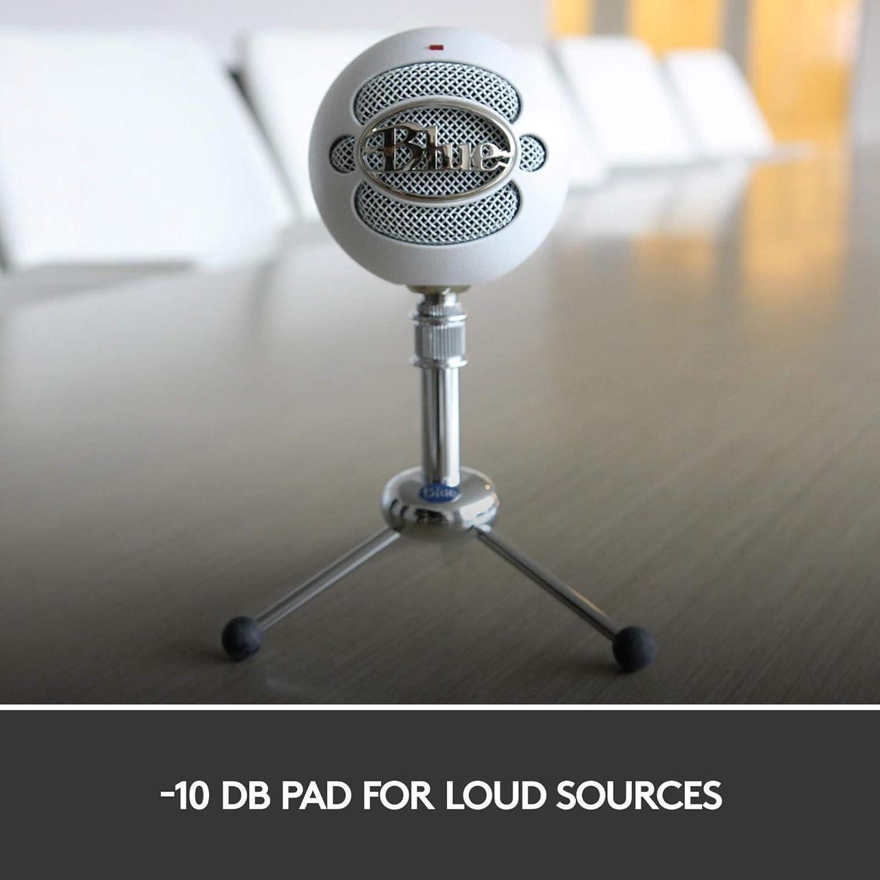 Alt view image 3 of 7 - For Creators Blue Snowball iCE USB Microphone for Gaming, Streaming, Podcasting, Twitch, YouTube, Discord, Recording for PC and Mac, Plug & Play-Black