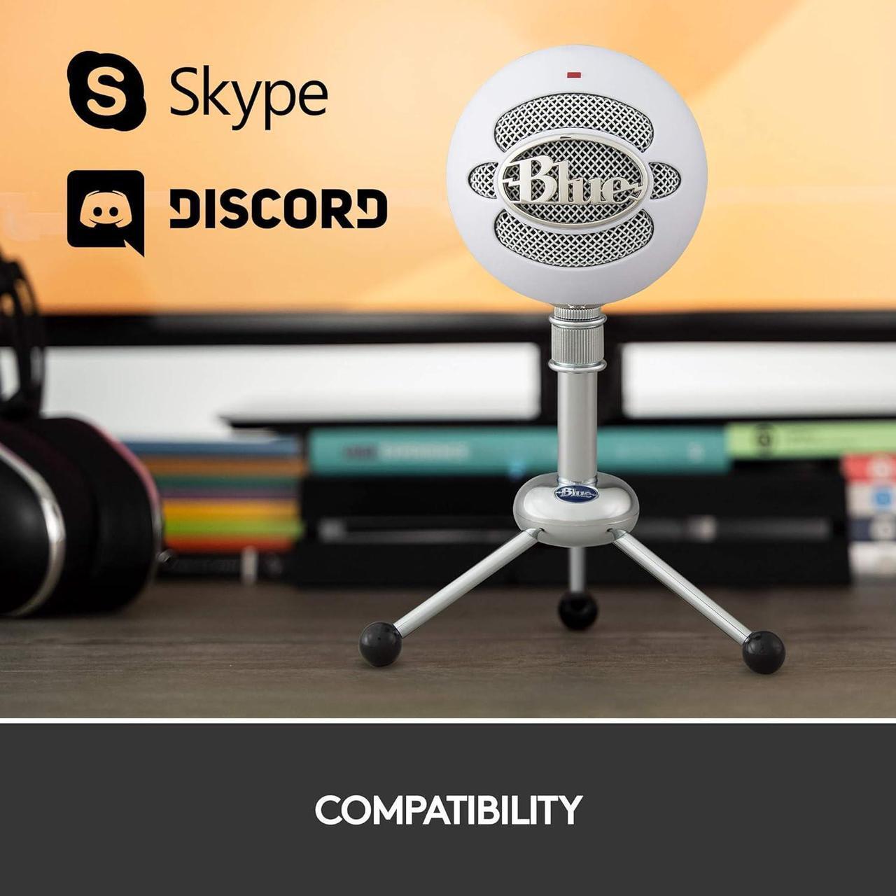 Alt view image 4 of 7 - For Creators Blue Snowball iCE USB Microphone for Gaming, Streaming, Podcasting, Twitch, YouTube, Discord, Recording for PC and Mac, Plug & Play-Black