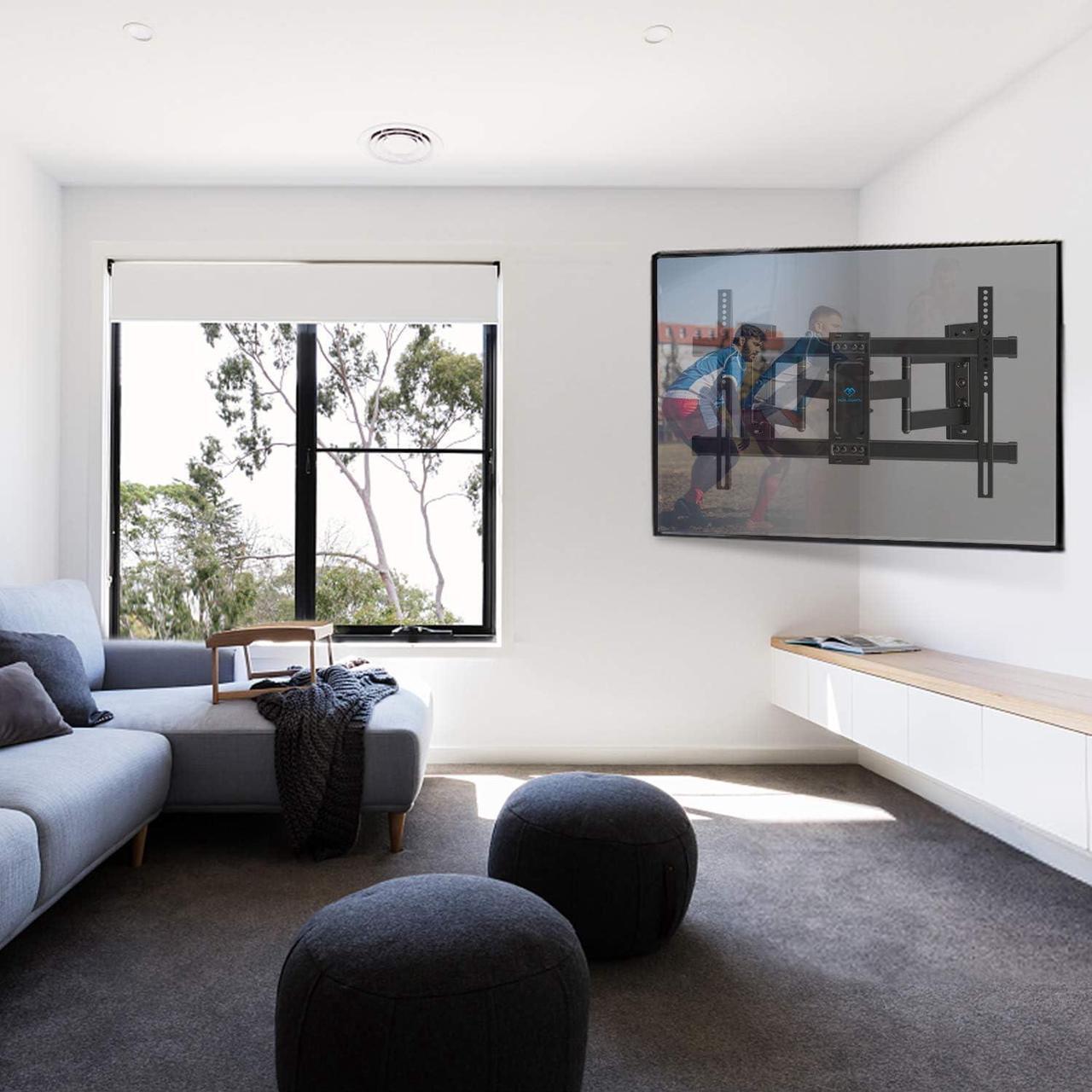 Alt view image 7 of 7 - Corner TV Wall Mount PSCLF1 (Black)