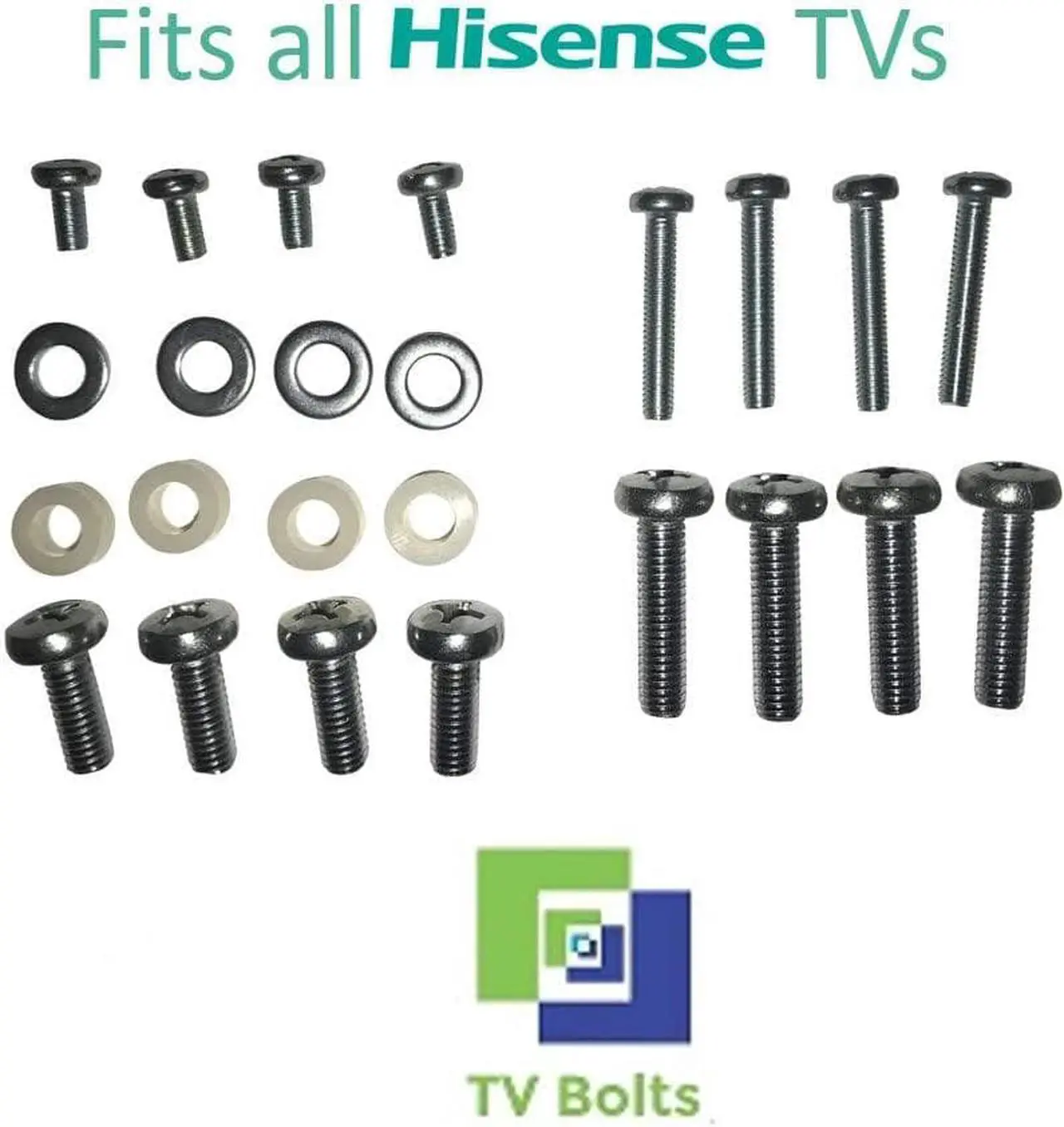 Alt view image 2 of 2 - Hisense TV mounting bolts / screws and washers - Fits all HiSense TVs