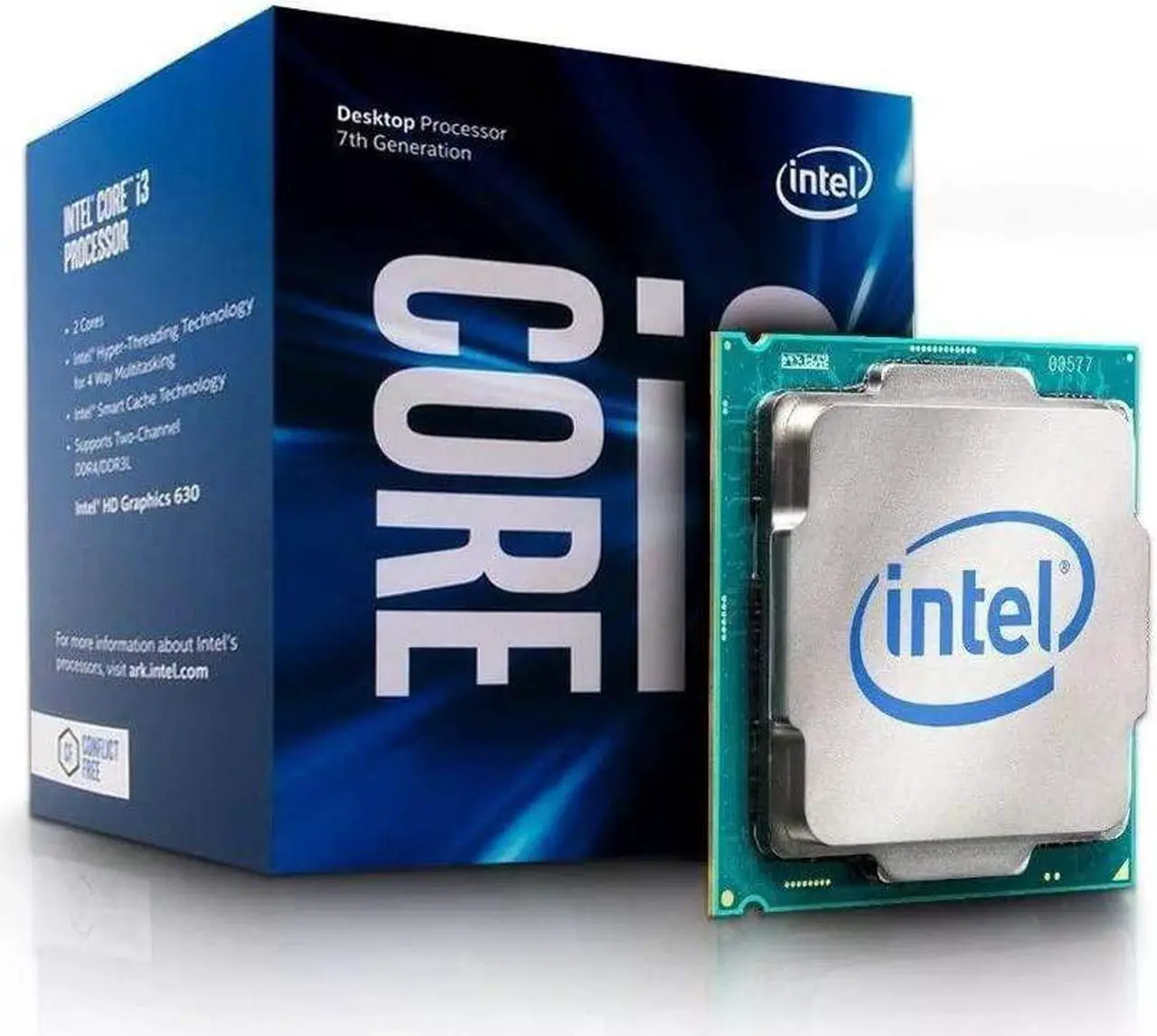 Alt view image 7 of 9 - Intel Core i3-7100 Kaby Lake Processor 3.9GHz 8.0GT/s 3MB LGA 1151 CPU,