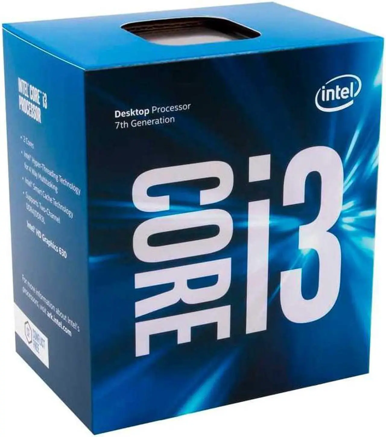 Alt view image 6 of 9 - Intel Core i3-7100 Kaby Lake Processor 3.9GHz 8.0GT/s 3MB LGA 1151 CPU,