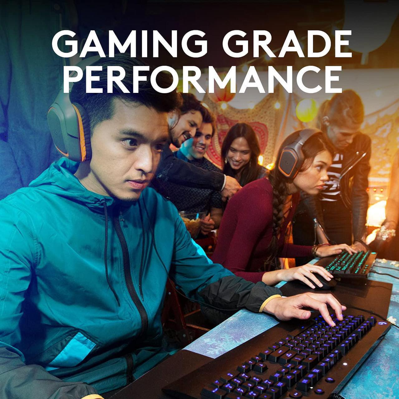 Alt view image 2 of 7 - G213 Prodigy Gaming Keyboard, LIGHTSYNC RGB Backlit Keys, Spill-Resistant, Customizable Keys, Dedicated Multi-Media Keys  Black