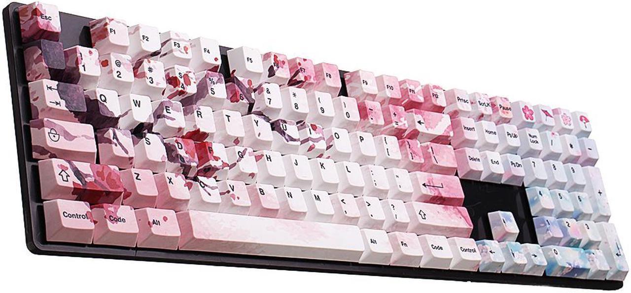 126 Key PBT Five-sided Cherry Blossom Filco Keycap Set for Mechanical Keyboard