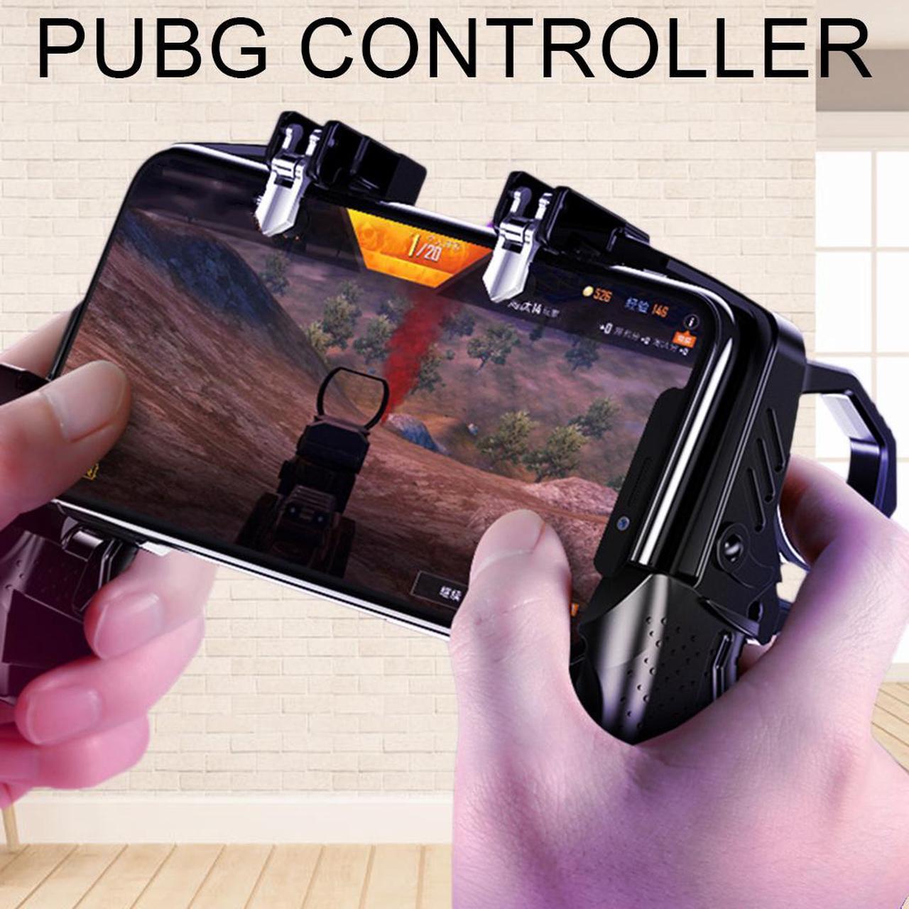 Alt view image 2 of 7 - PUGB Assistance Four-Finger Linkage Game Handle Peace Elite Fast Shooting Button Controller For PUBG Rules Of Survival Game Drop