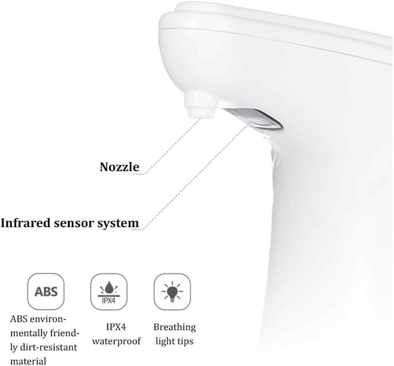 Alt view image 3 of 7 - Automatic Smart Infrared Induction Dispenser Touchless Alcohol Gel Soap Hand Sanitizer Foam Machine Foaming Soap Dispenser
