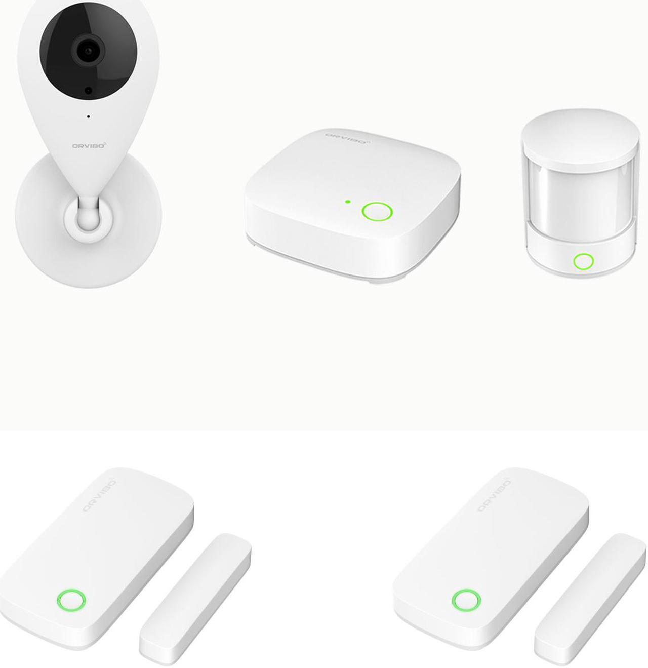 Main image of Smart Home Wifi Security System Alarm Set Burglar Alarm Mini Hub IP camera Motion Sensor Door/Window Sensor Smart Camera for Home Doors and Windows