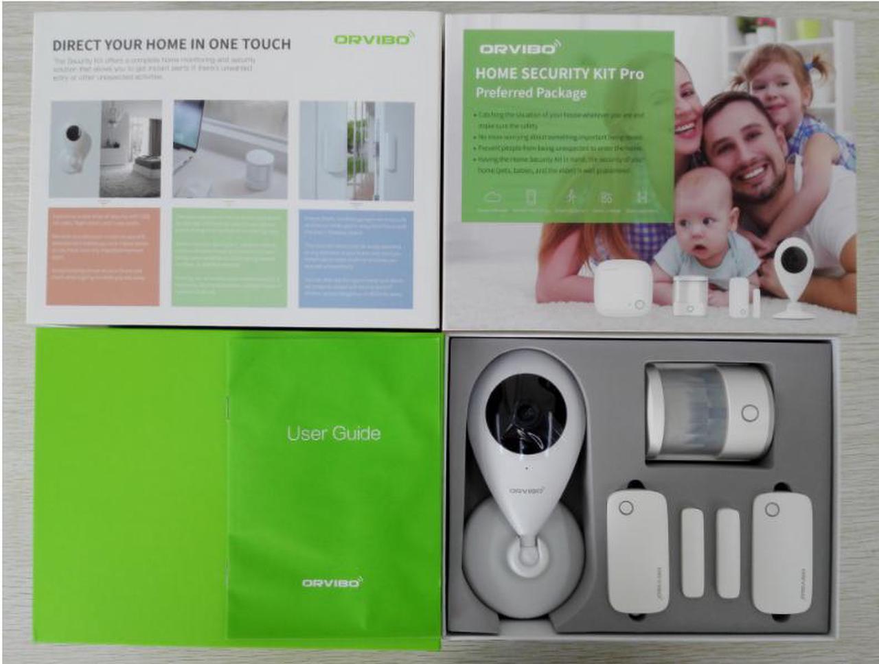 Alt view image 5 of 7 - Smart Home Wifi Security System Alarm Set Burglar Alarm Mini Hub IP camera Motion Sensor Door/Window Sensor Smart Camera for Home Doors and Windows