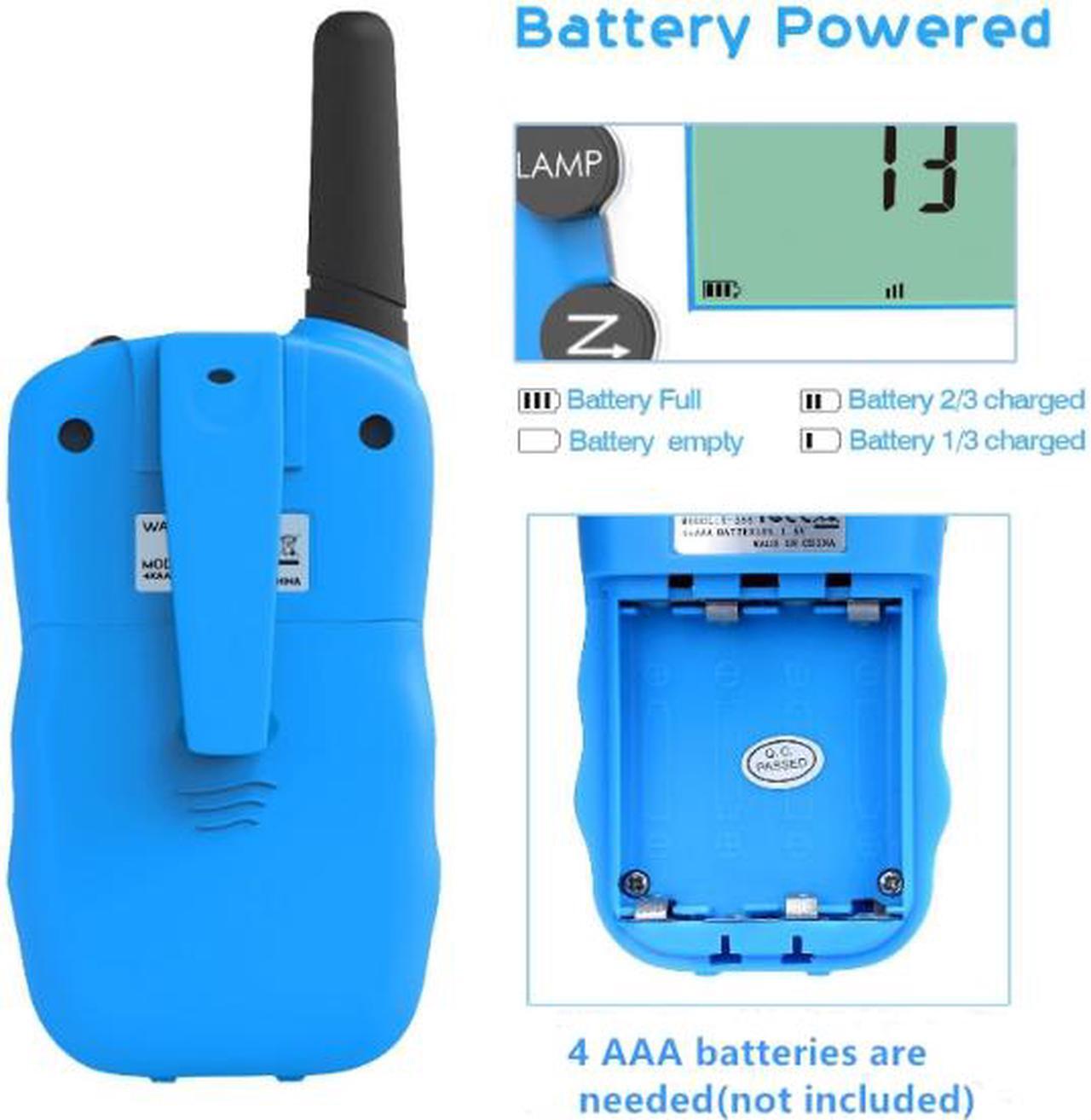 Alt view image 4 of 7 - Children Toys 22 Channel Walkie Talkies Toy Two Way Radio  Long Range Handheld Transceiver Boys&Girls Brithday Xmas Gift 2 Pieces