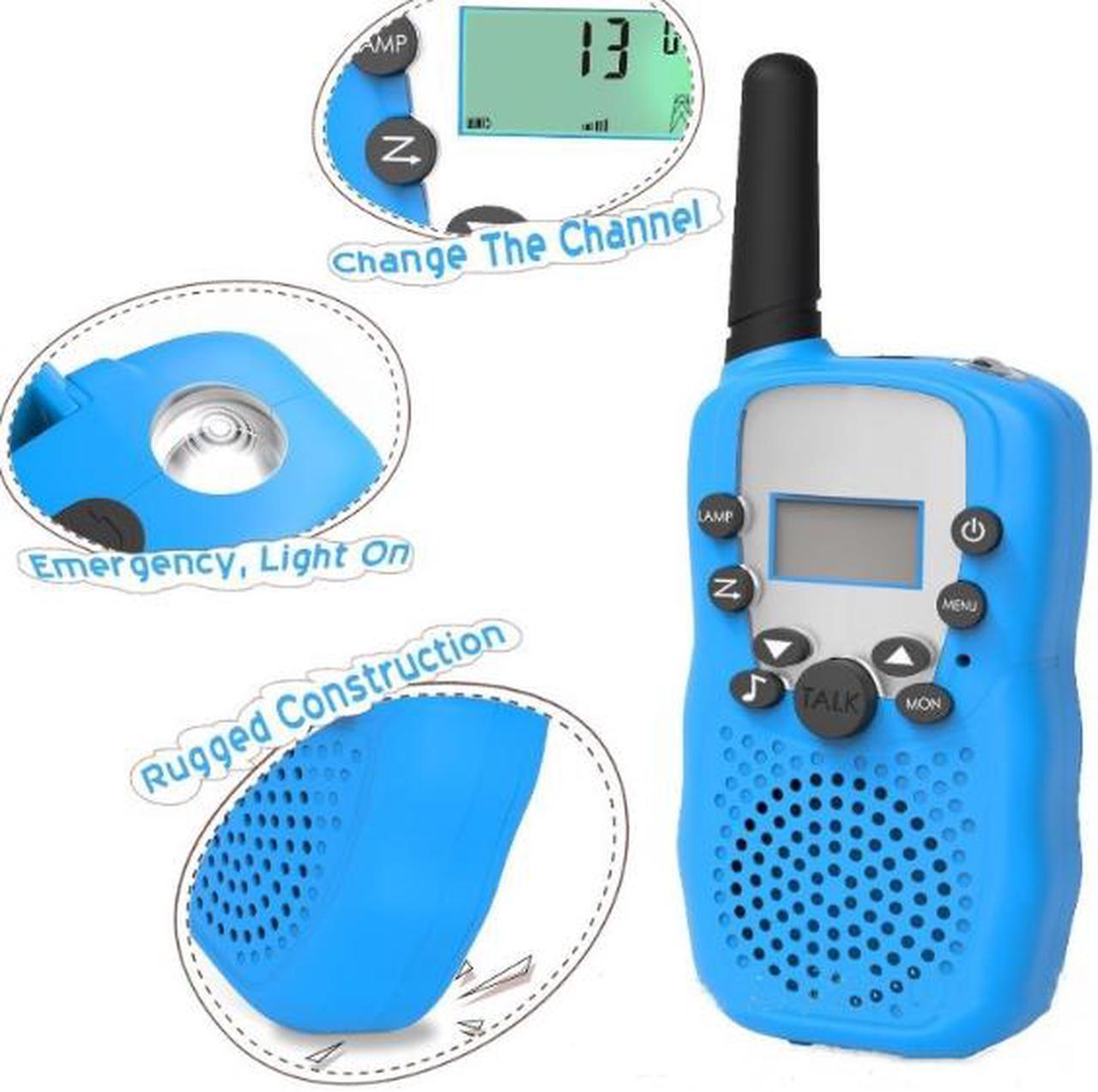 Alt view image 5 of 7 - Children Toys 22 Channel Walkie Talkies Toy Two Way Radio  Long Range Handheld Transceiver Boys&Girls Brithday Xmas Gift 2 Pieces